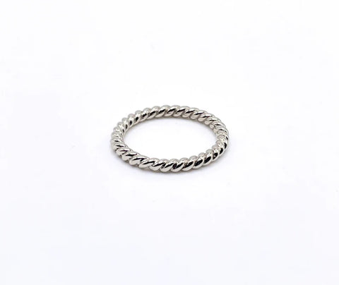 Twisted Cable Ring avalible in Yellow, Rose, or White Gold