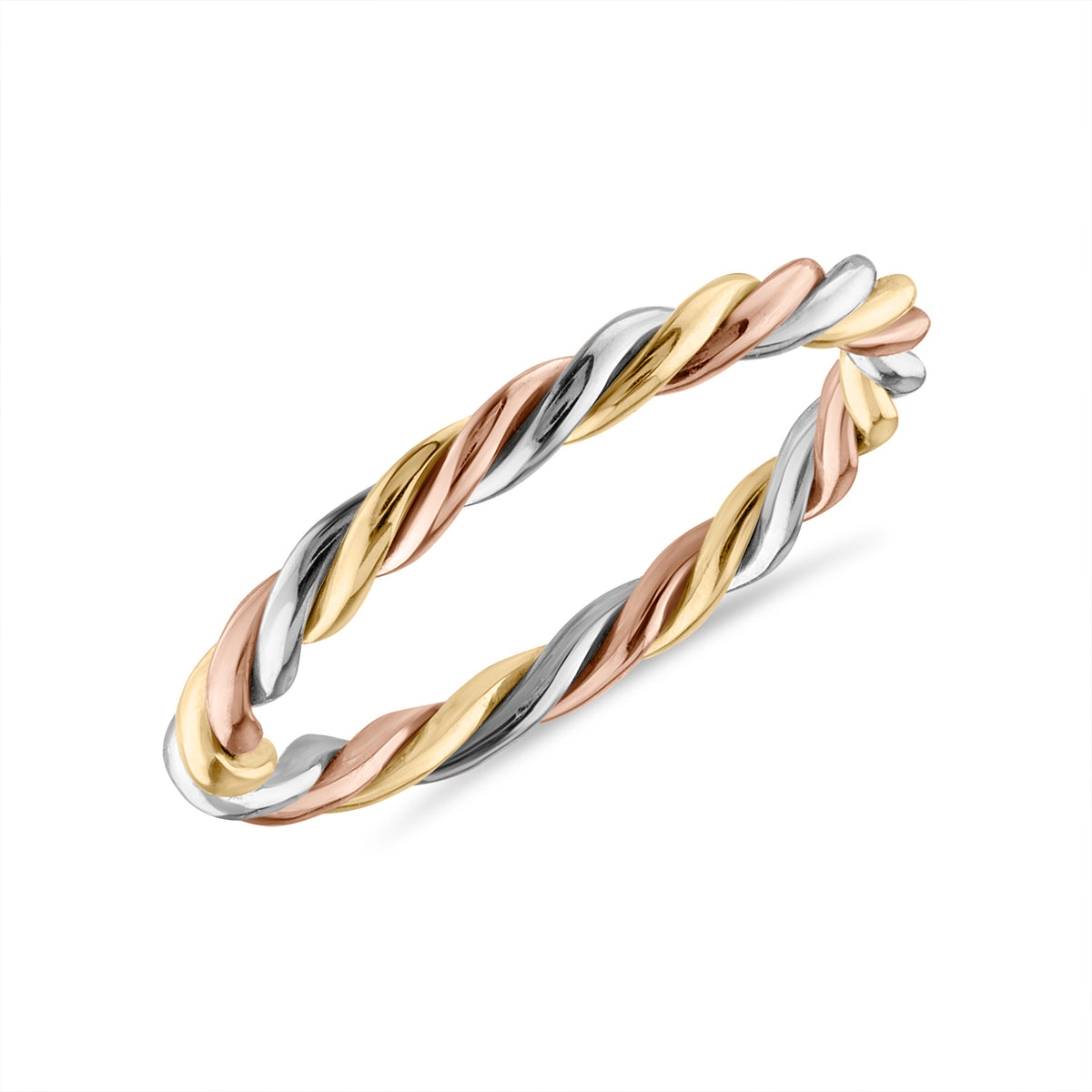 Cable Color Rings Tricolor Twisted Cable Ring – Gaede Designs