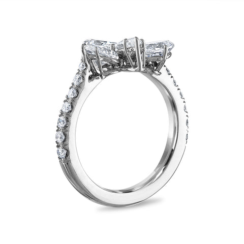 Diamond Flower Ring